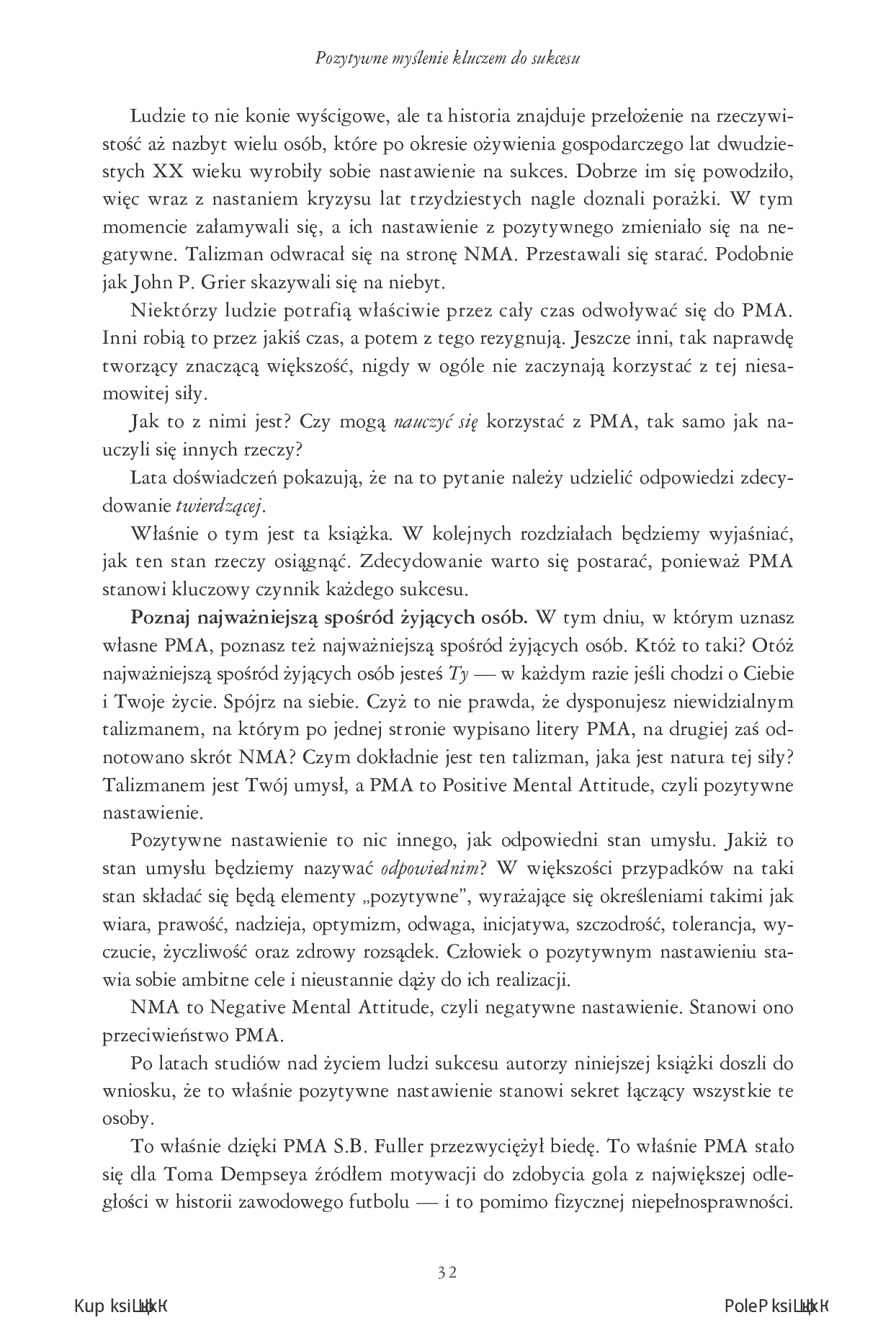 Fragment „Pozytywne myślenie kluczem do sukcesu” — strona 18 z 24