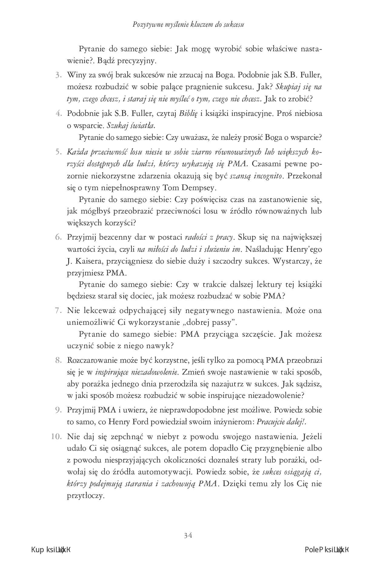 Fragment „Pozytywne myślenie kluczem do sukcesu” — strona 20 z 24
