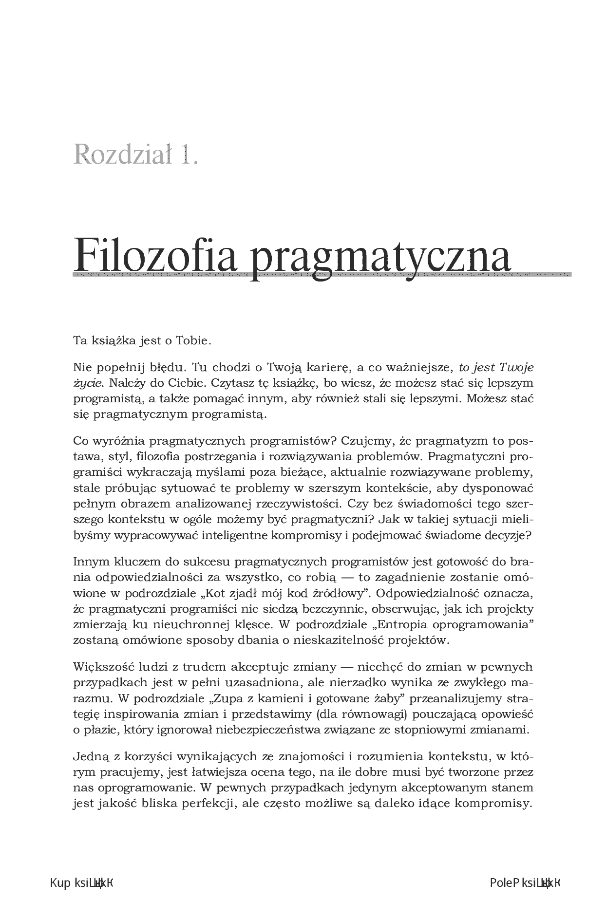 Fragment „Pragmatyczny programista. Od czeladnika do mistrza. Wydanie II” — strona 5 z 30