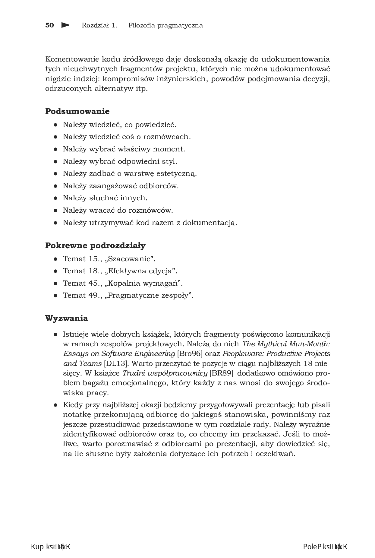 Fragment „Pragmatyczny programista. Od czeladnika do mistrza. Wydanie II” — strona 30 z 30