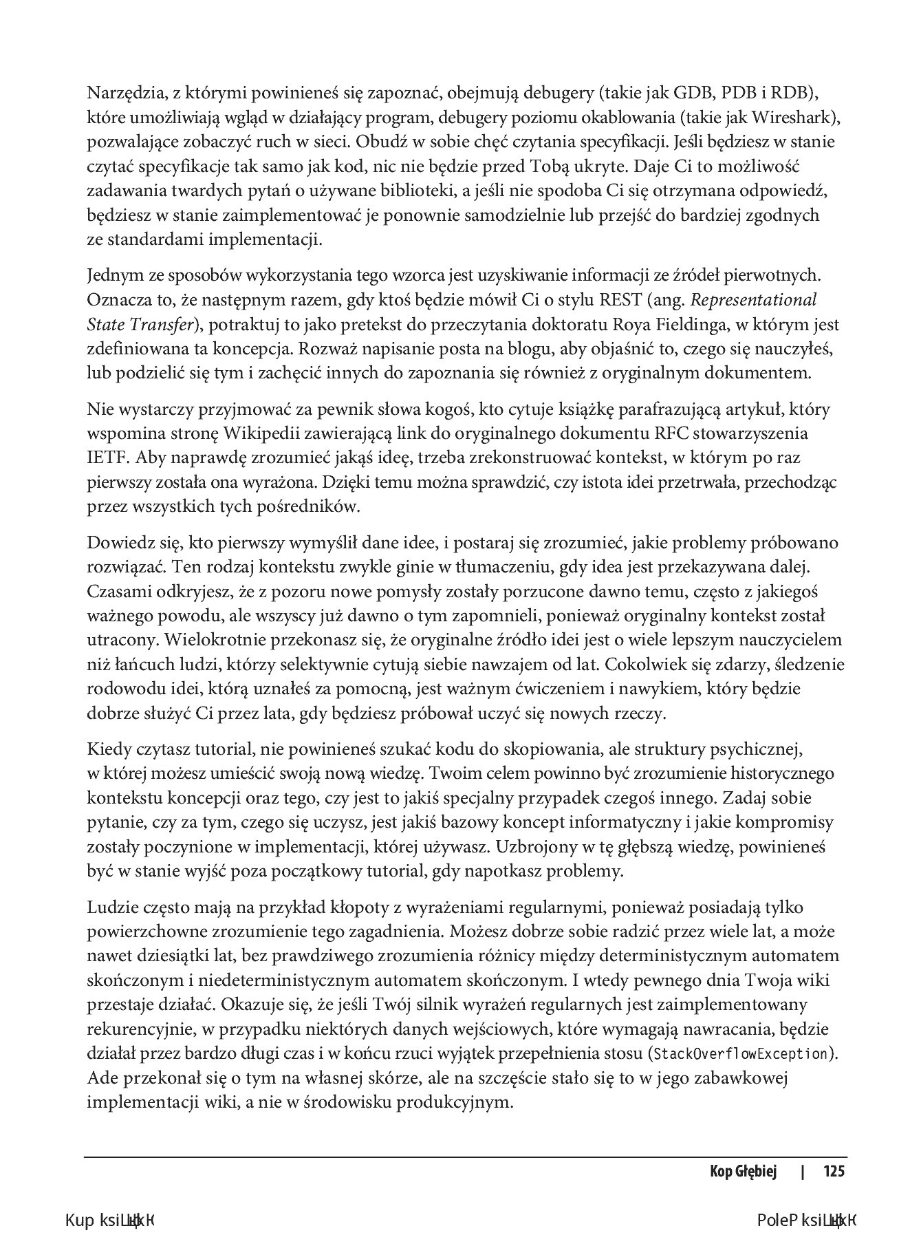 Fragment „Praktyka czyni mistrza. Wzorce, inspiracje i praktyki rzemieślników programowania” — strona 15 z 24
