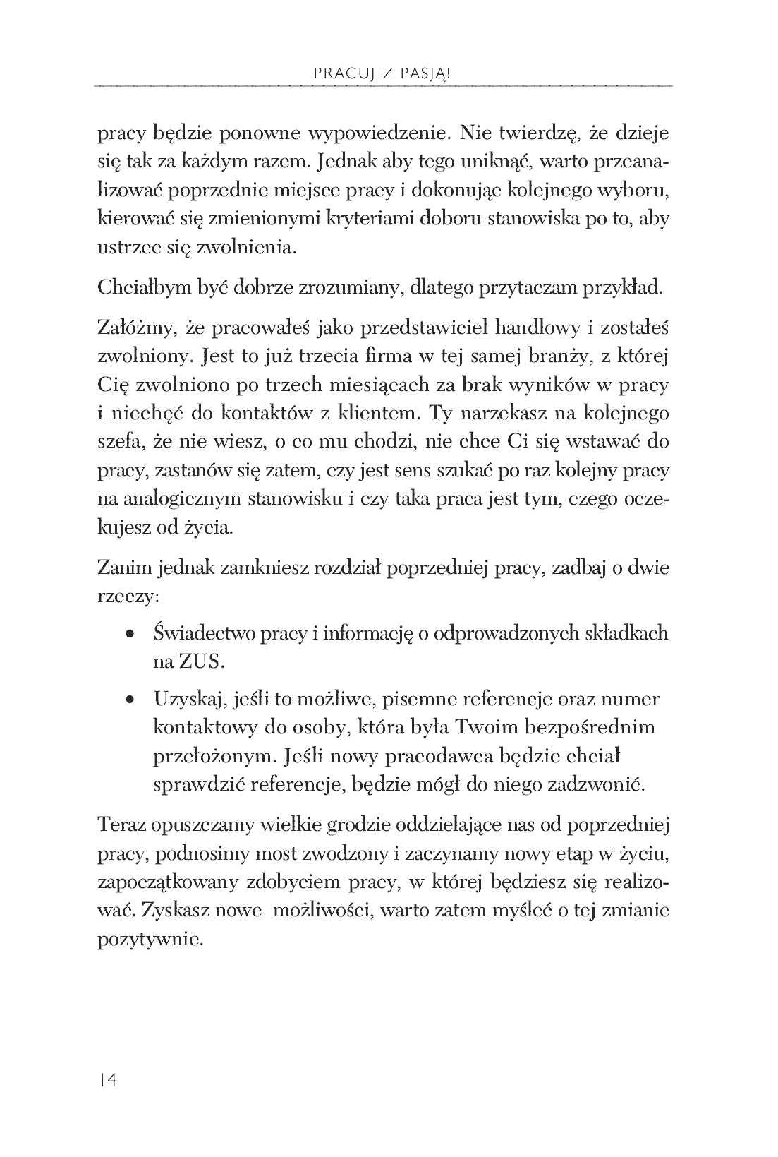 Fragment „Pracuj z pasją! Znajdź posadę, która da Ci satysfakcję, radość i pieniądze” — strona 8 z 14
