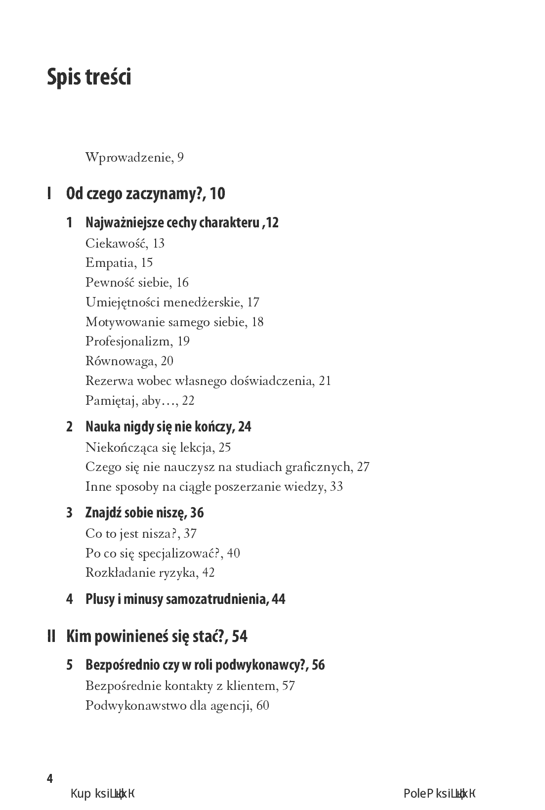 Fragment „Pracuj dla pieniędzy, projektuj dla przyjemności. Podręcznik freelancera” — strona 3 z 20