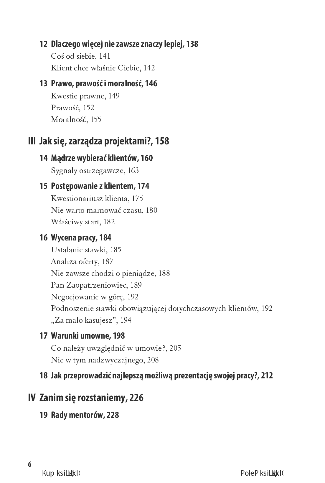Fragment „Pracuj dla pieniędzy, projektuj dla przyjemności. Podręcznik freelancera” — strona 5 z 20
