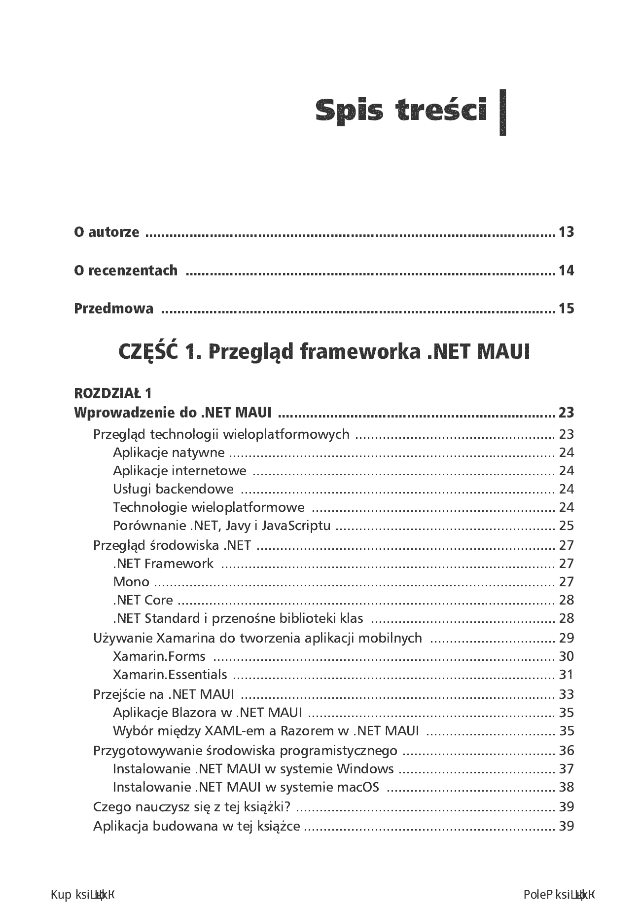 Fragment „Projektowanie aplikacji w .NET MAUI. Jak budować doskonałe interfejsy użytkownika dla aplikacji wieloplatformowych” — strona 3 z 30