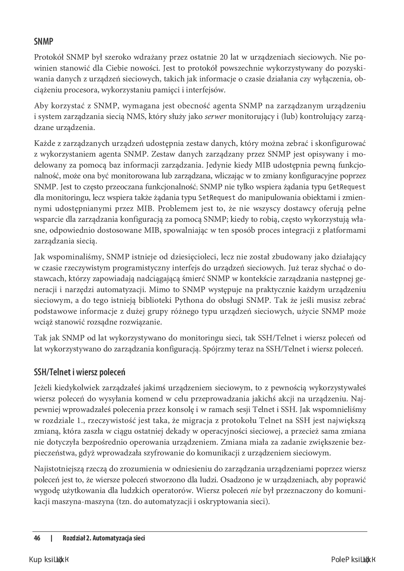 Fragment „Programowalność i automatyzacja sieci. Poradnik inżyniera sieci następnej generacji” — strona 20 z 30