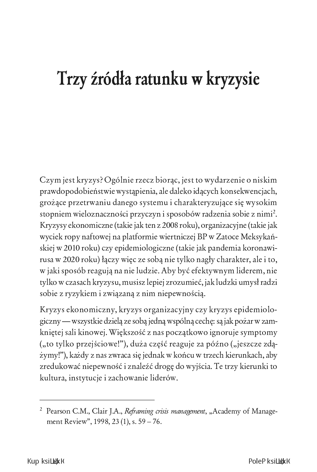 Fragment „Lider wystarczająco dobry. 12 lekcji autentycznego przywództwa na czasy niepewności” — strona 7 z 18