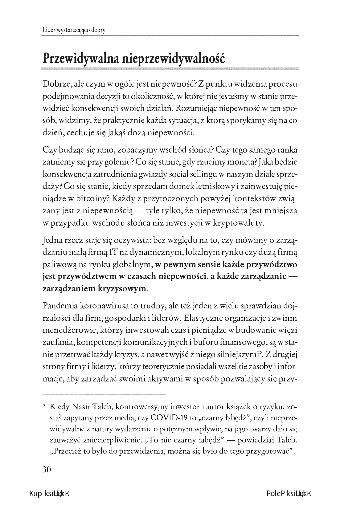 Fragment „Lider wystarczająco dobry. 12 lekcji autentycznego przywództwa na czasy niepewności” — strona 14 z 18
