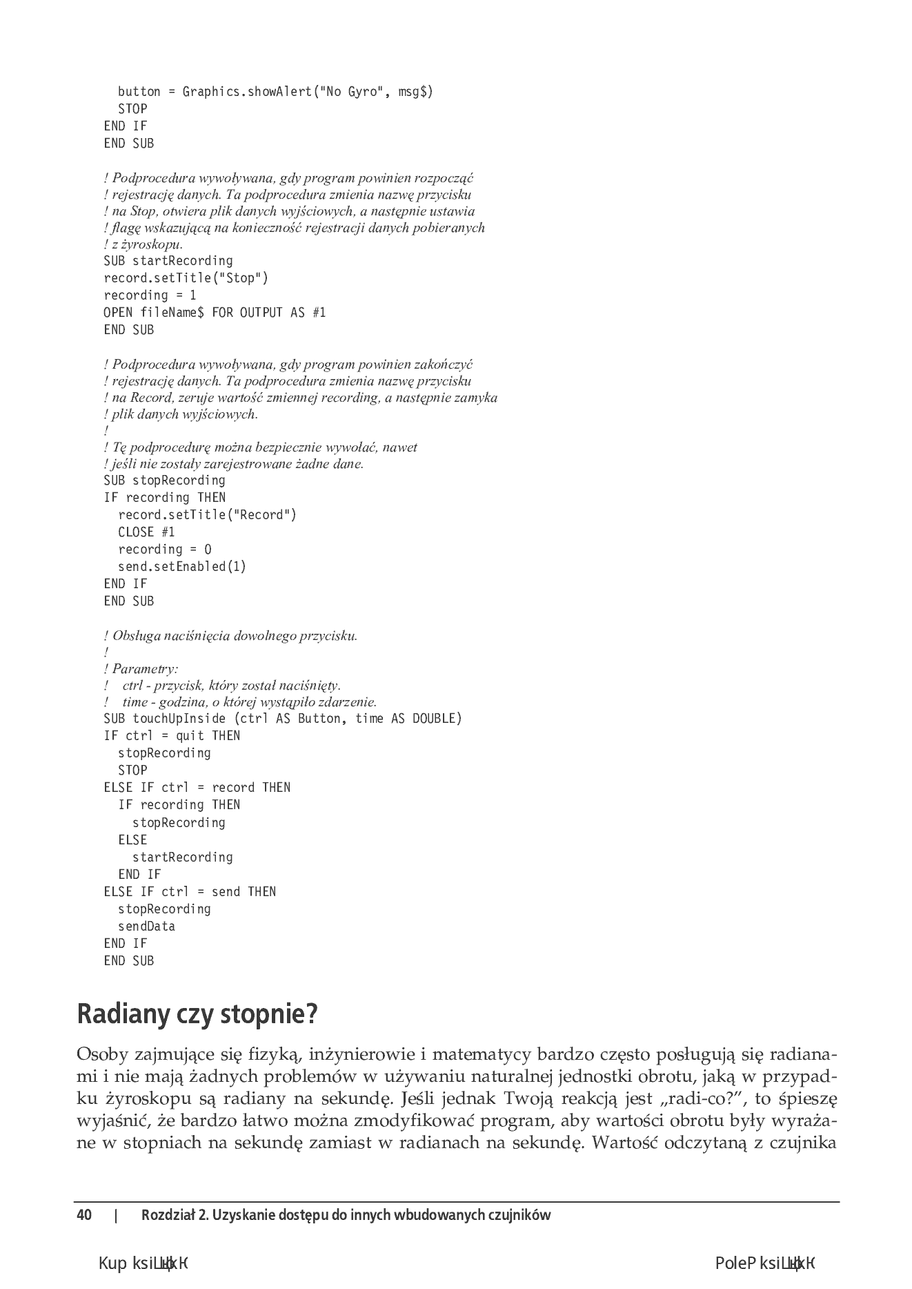 Fragment „Projekty elektroniczne na iPhone i iPad. Niekonwencjonalne gadżety z technologią Arduino i techBASIC” — strona 14 z 30