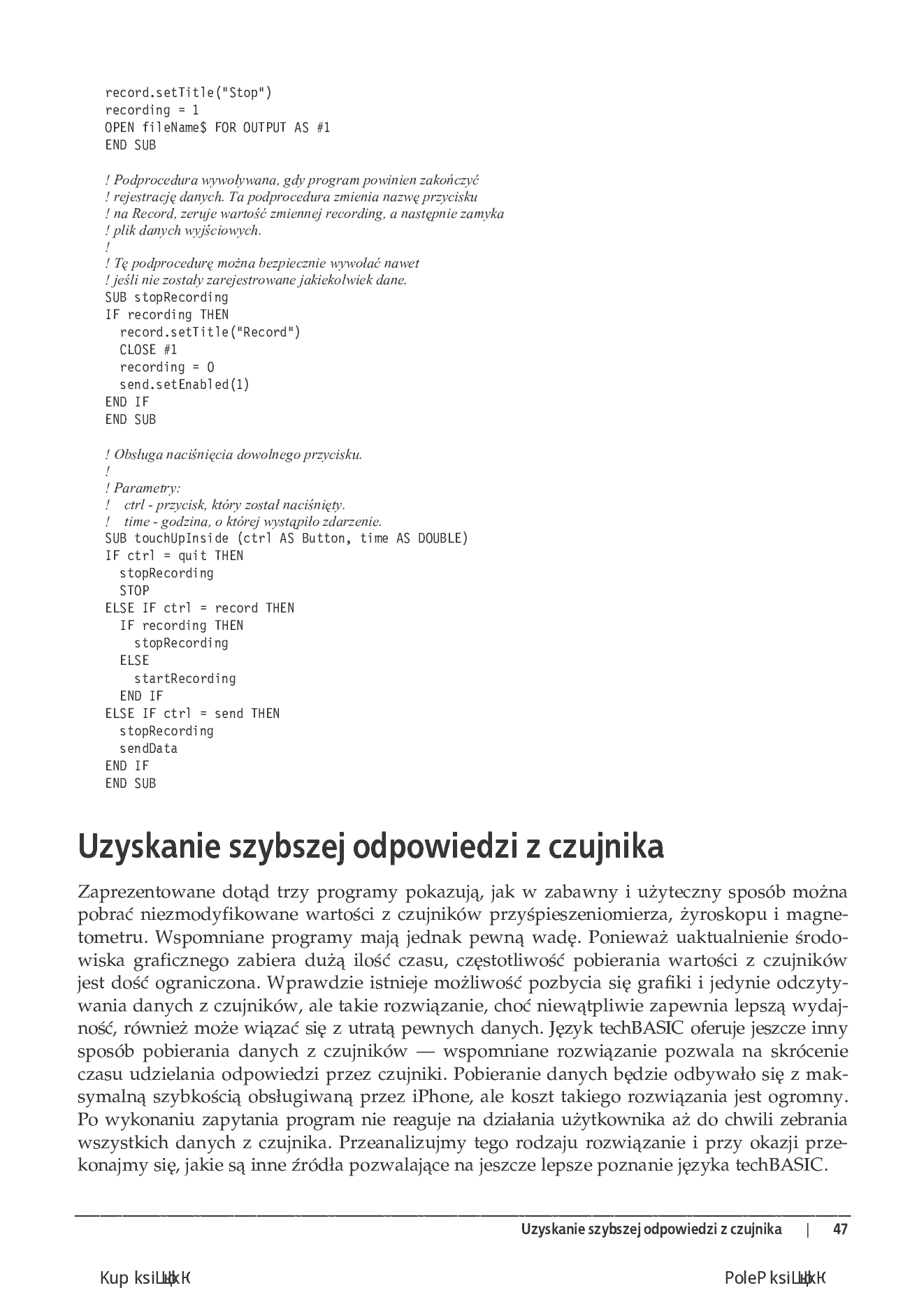 Fragment „Projekty elektroniczne na iPhone i iPad. Niekonwencjonalne gadżety z technologią Arduino i techBASIC” — strona 21 z 30
