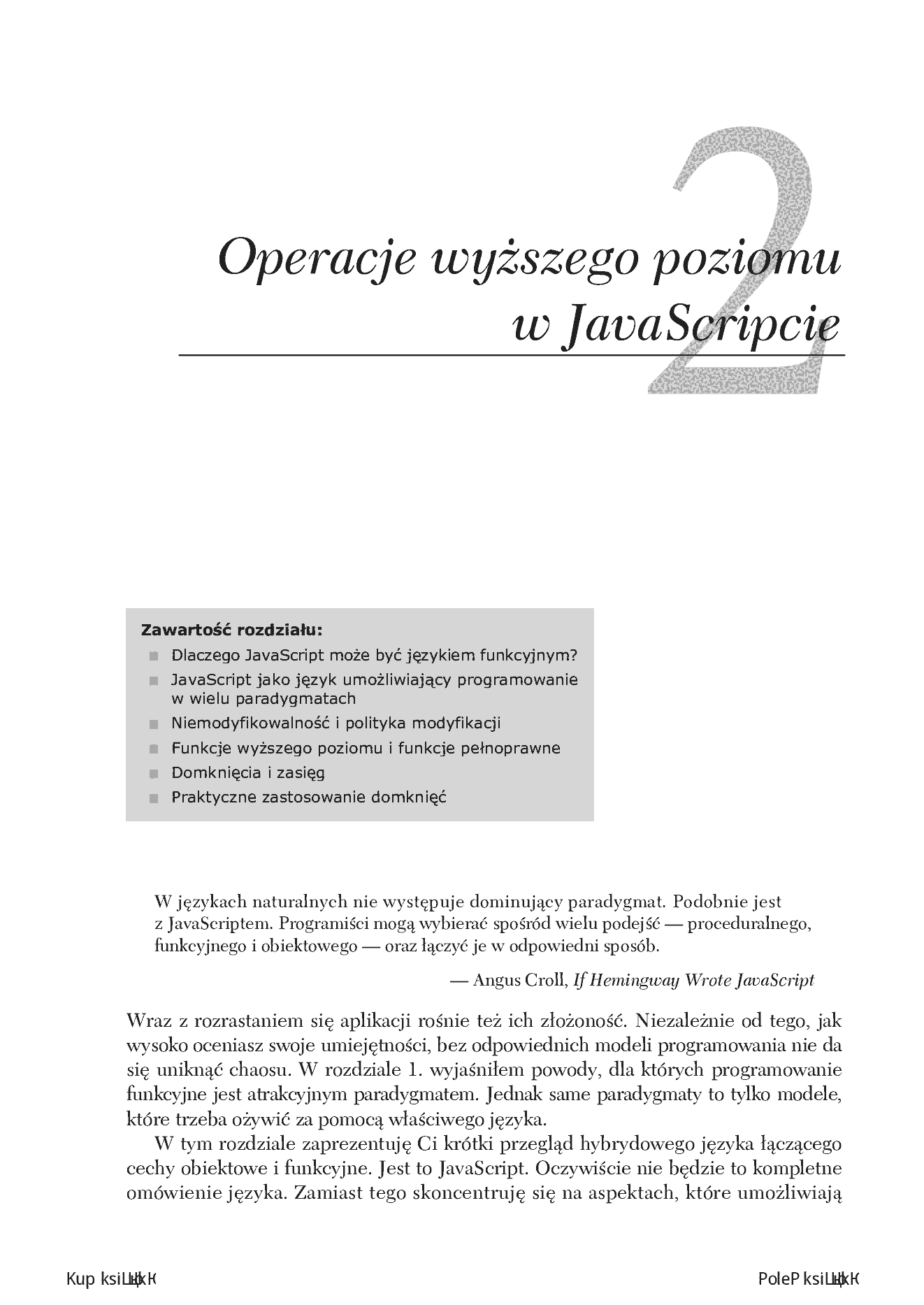 Fragment „Programowanie funkcyjne z JavaScriptem. Sposoby na lepszy kod” — strona 7 z 30