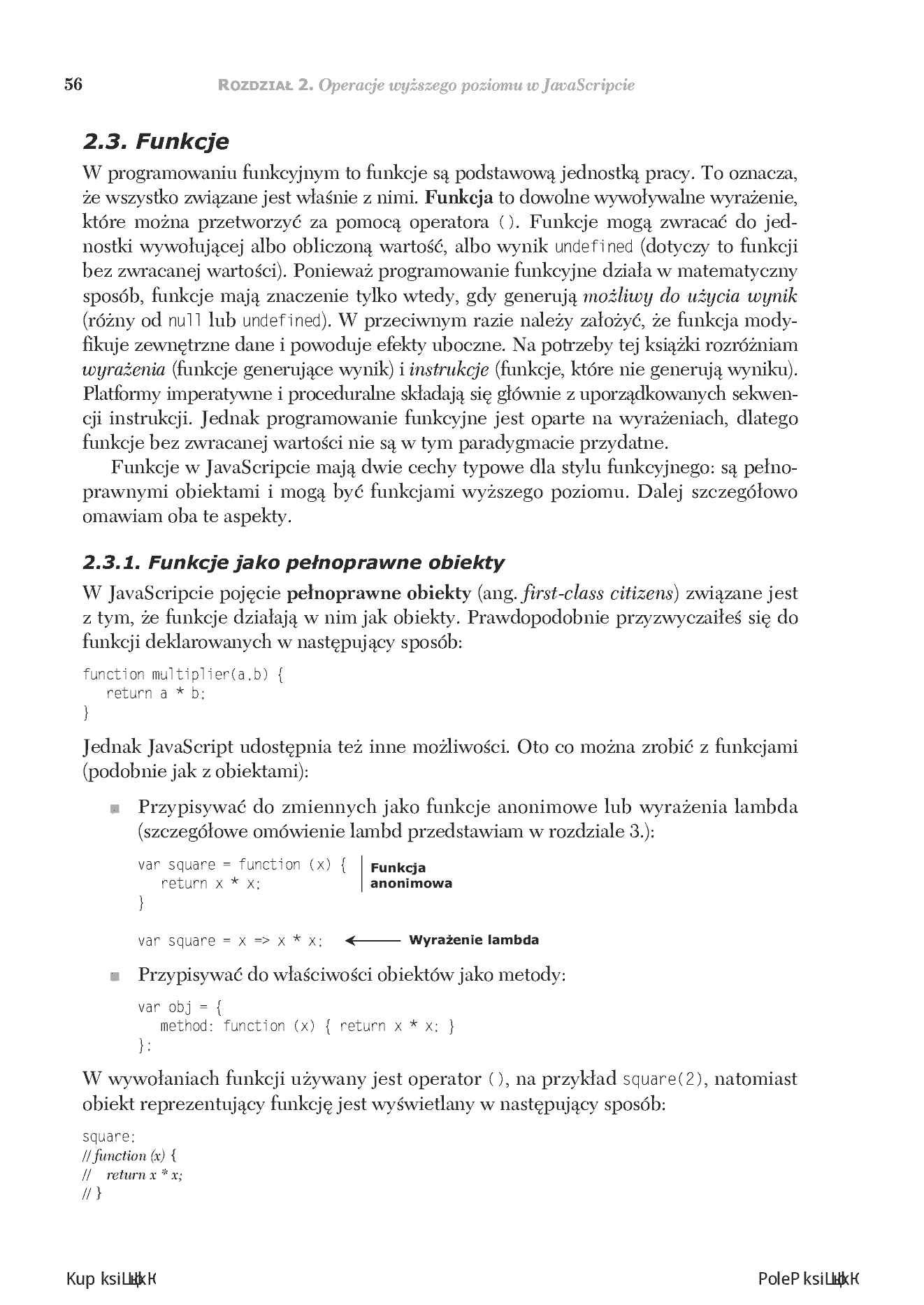 Fragment „Programowanie funkcyjne z JavaScriptem. Sposoby na lepszy kod” — strona 22 z 30