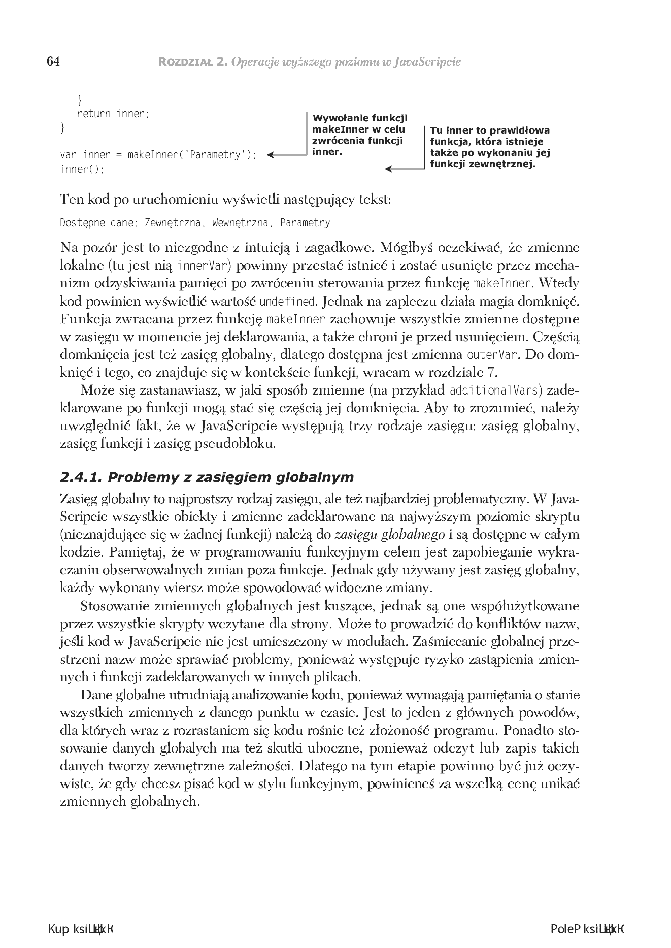 Fragment „Programowanie funkcyjne z JavaScriptem. Sposoby na lepszy kod” — strona 30 z 30