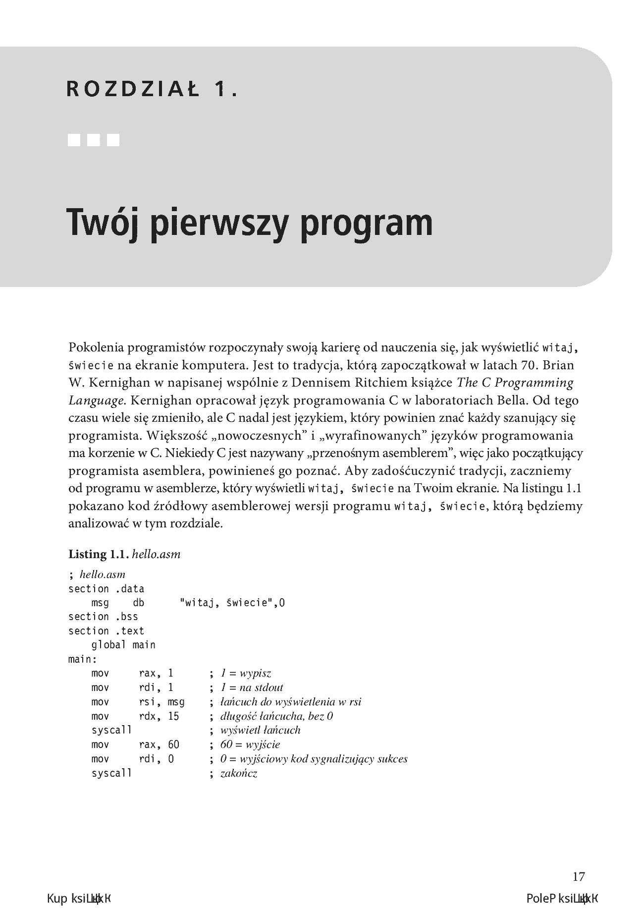Fragment „Programowanie w asemblerze x64. Od nowicjusza do znawcy AVX” — strona 9 z 24