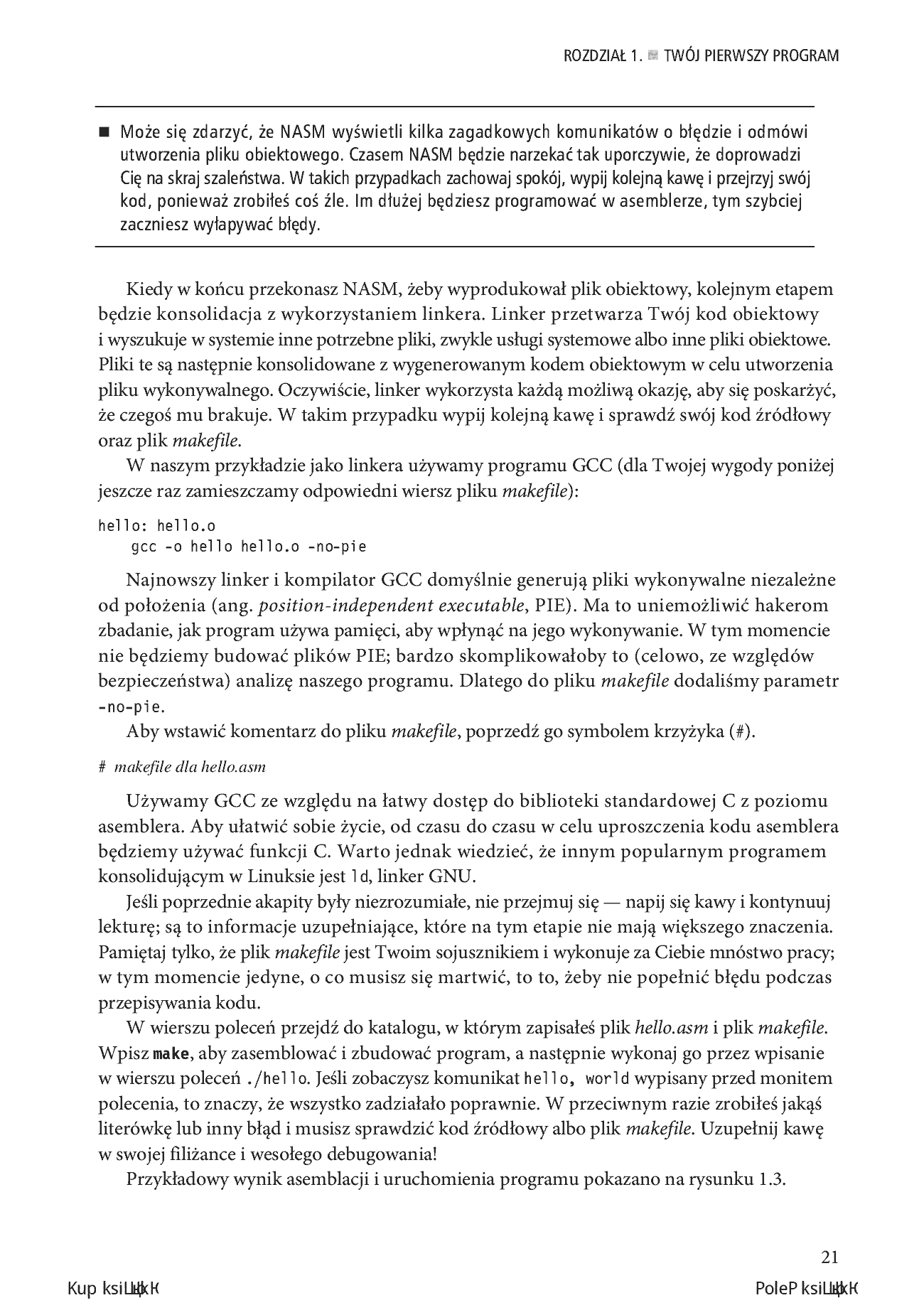 Fragment „Programowanie w asemblerze x64. Od nowicjusza do znawcy AVX” — strona 13 z 24