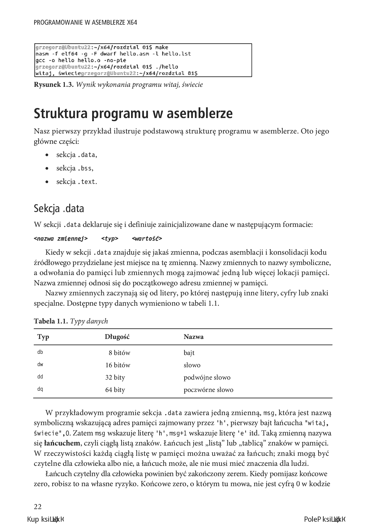 Fragment „Programowanie w asemblerze x64. Od nowicjusza do znawcy AVX” — strona 14 z 24