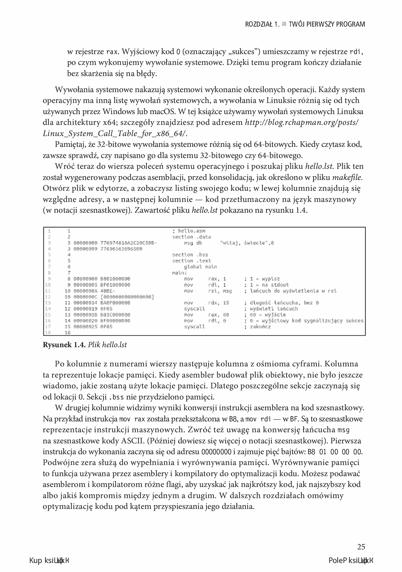 Fragment „Programowanie w asemblerze x64. Od nowicjusza do znawcy AVX” — strona 17 z 24