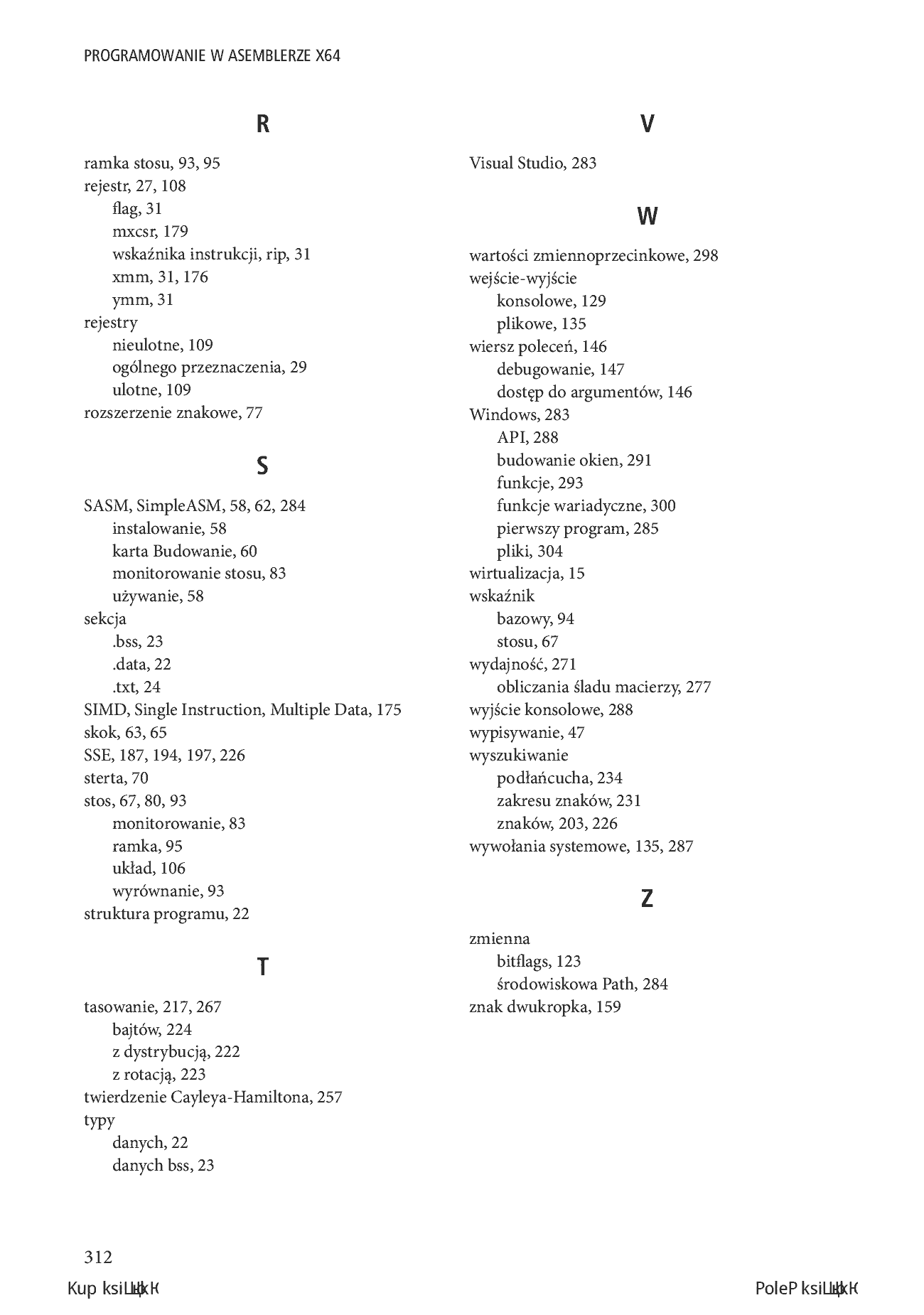 Fragment „Programowanie w asemblerze x64. Od nowicjusza do znawcy AVX” — strona 22 z 24