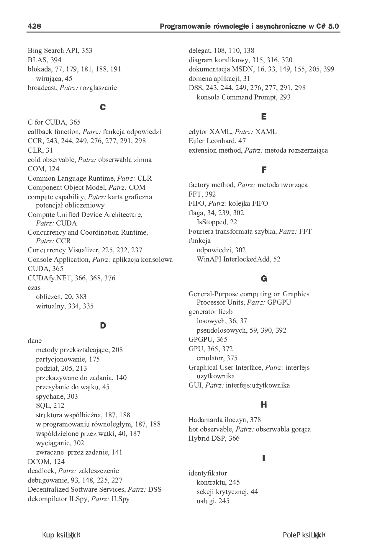 Fragment „Programowanie równoległe i asynchroniczne w C# 5.0” — strona 22 z 30
