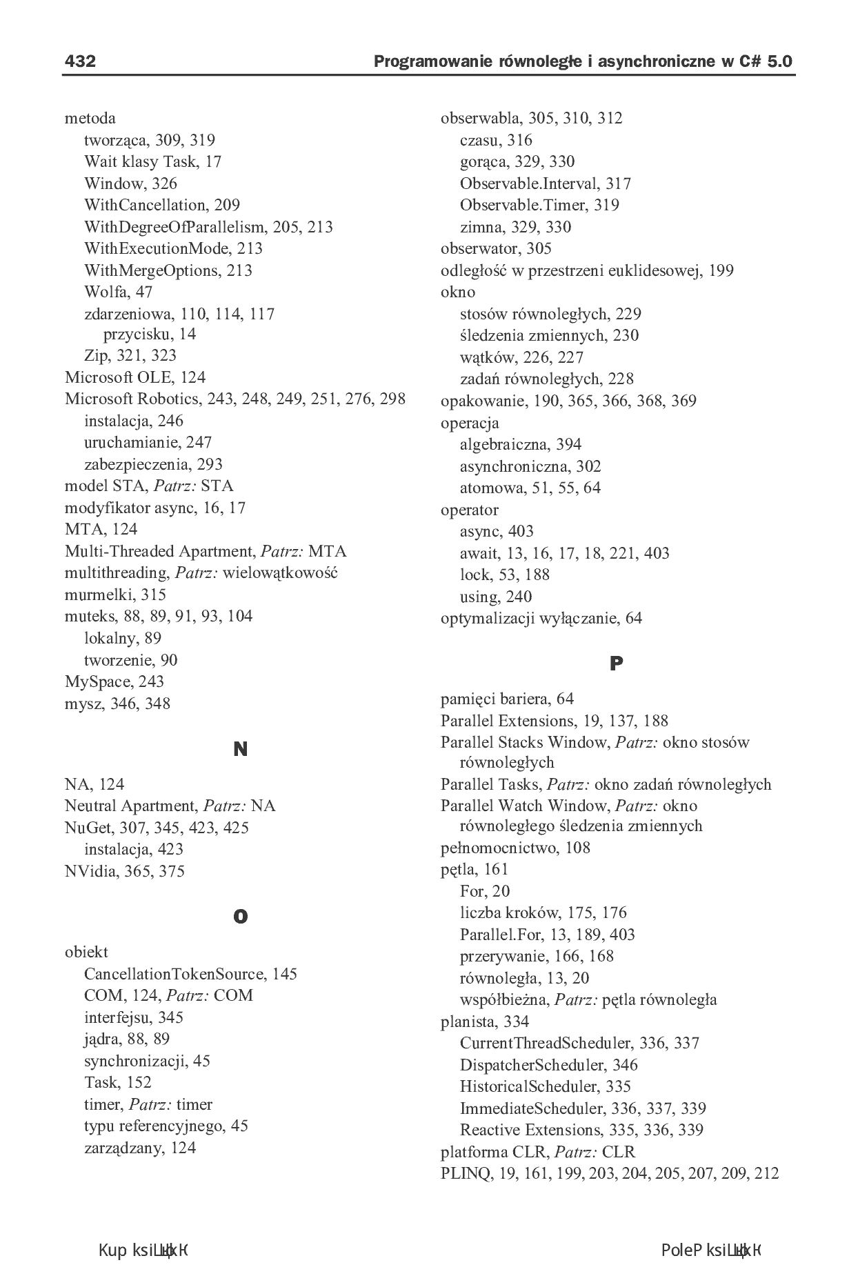 Fragment „Programowanie równoległe i asynchroniczne w C# 5.0” — strona 26 z 30