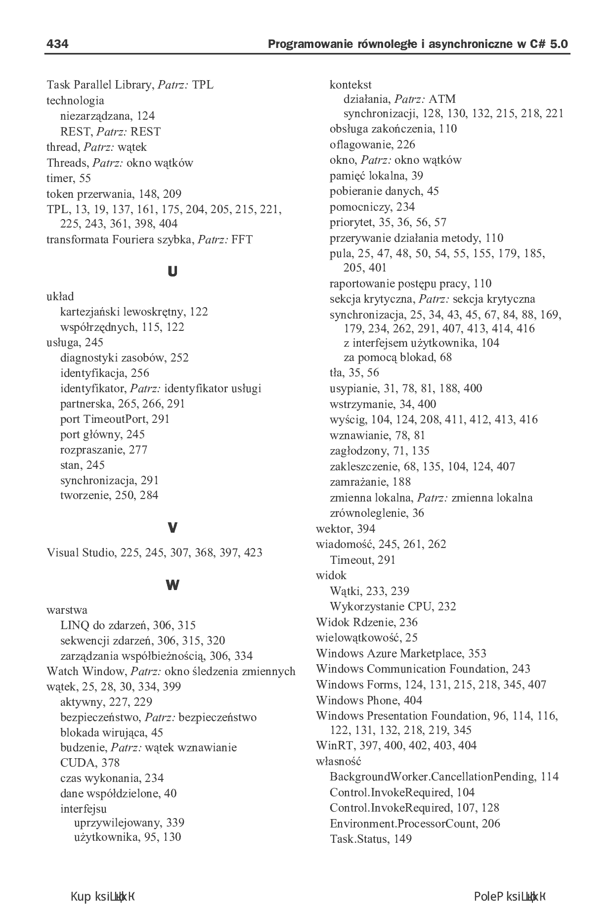 Fragment „Programowanie równoległe i asynchroniczne w C# 5.0” — strona 28 z 30