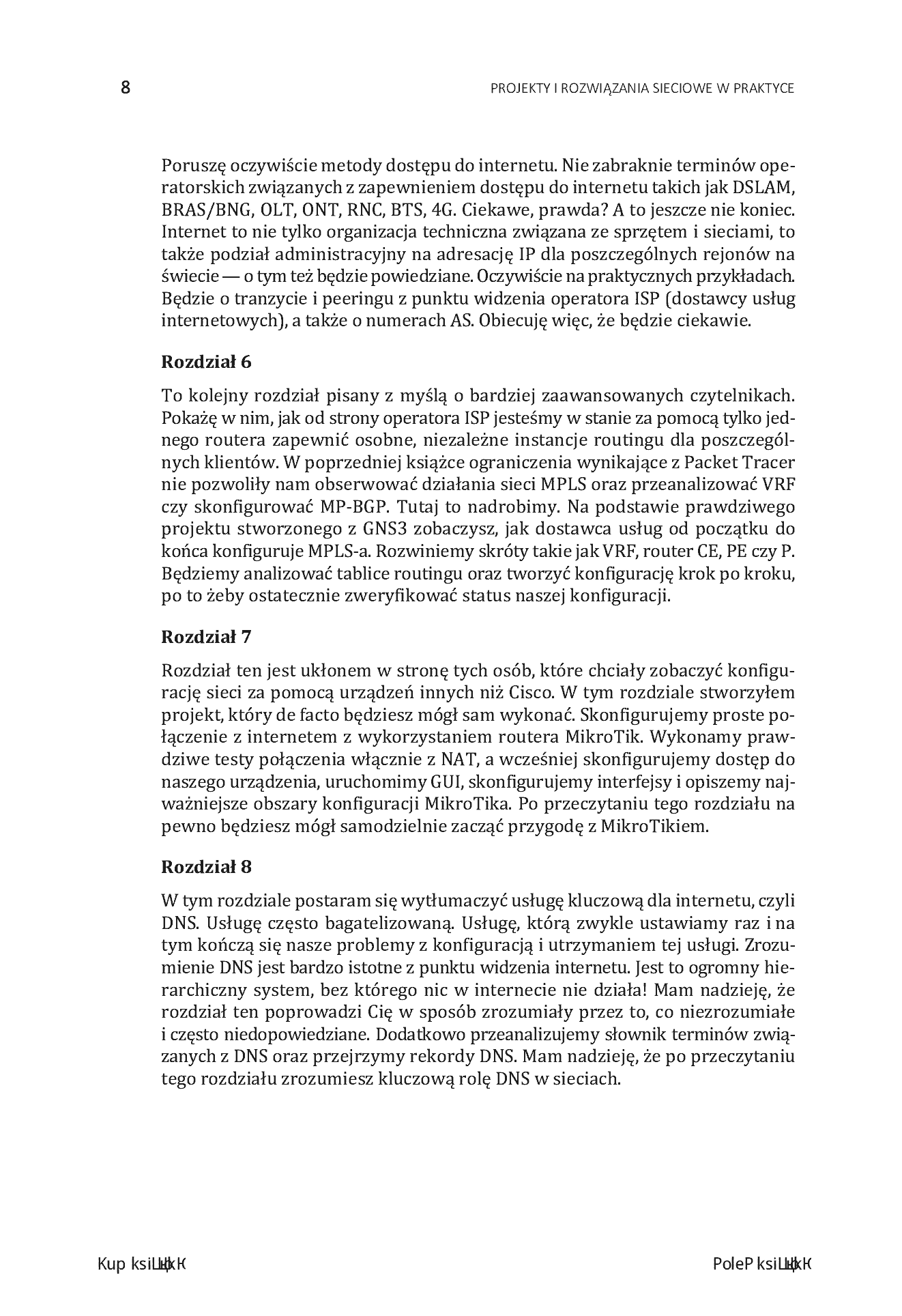 Fragment „Projekty i rozwiązania sieciowe w praktyce” — strona 8 z 30