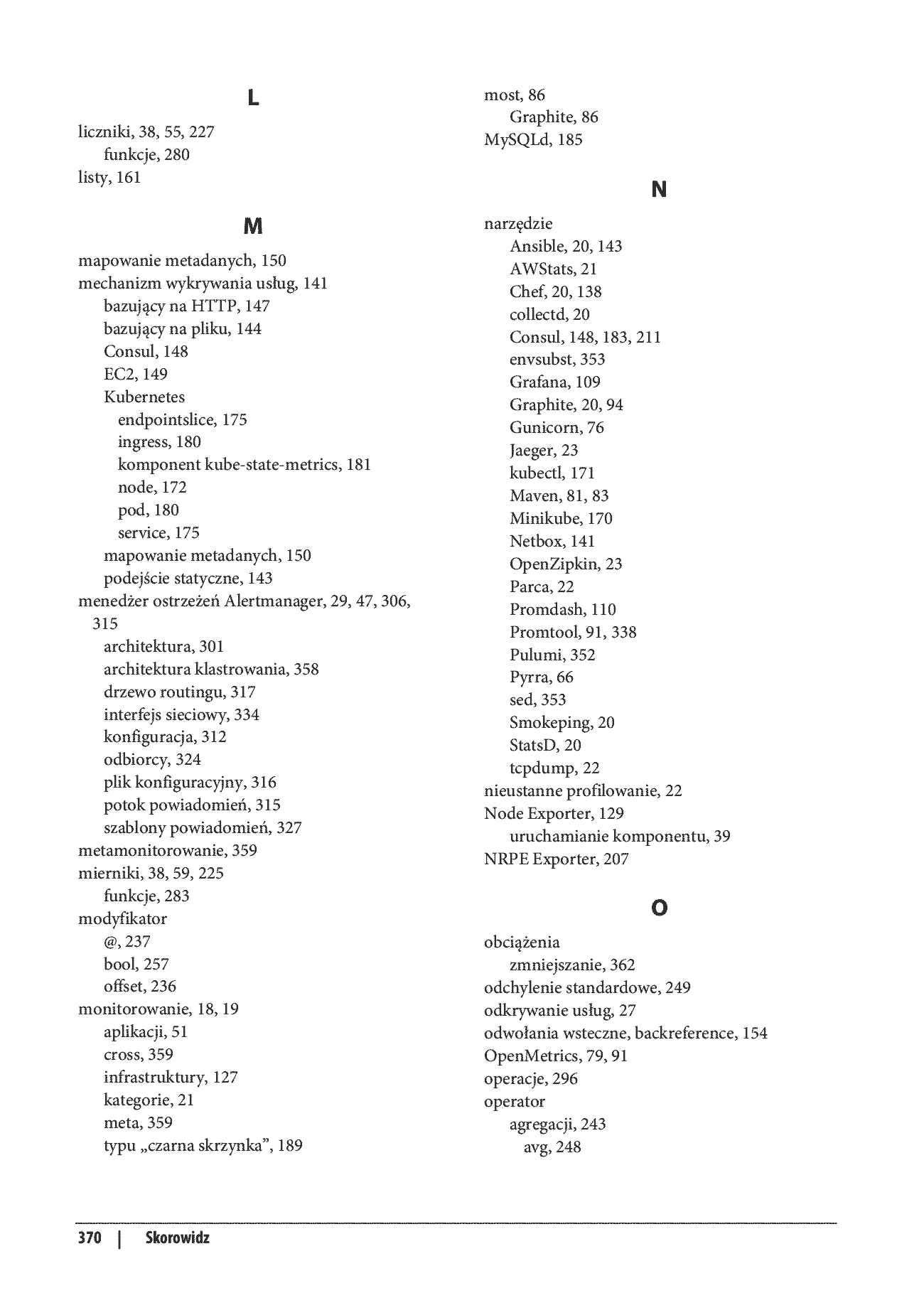 Fragment „Prometheus w pełnej gotowości. Jak monitorować pracę infrastruktury i wydajność działania aplikacji. Wydanie II” — strona 30 z 30