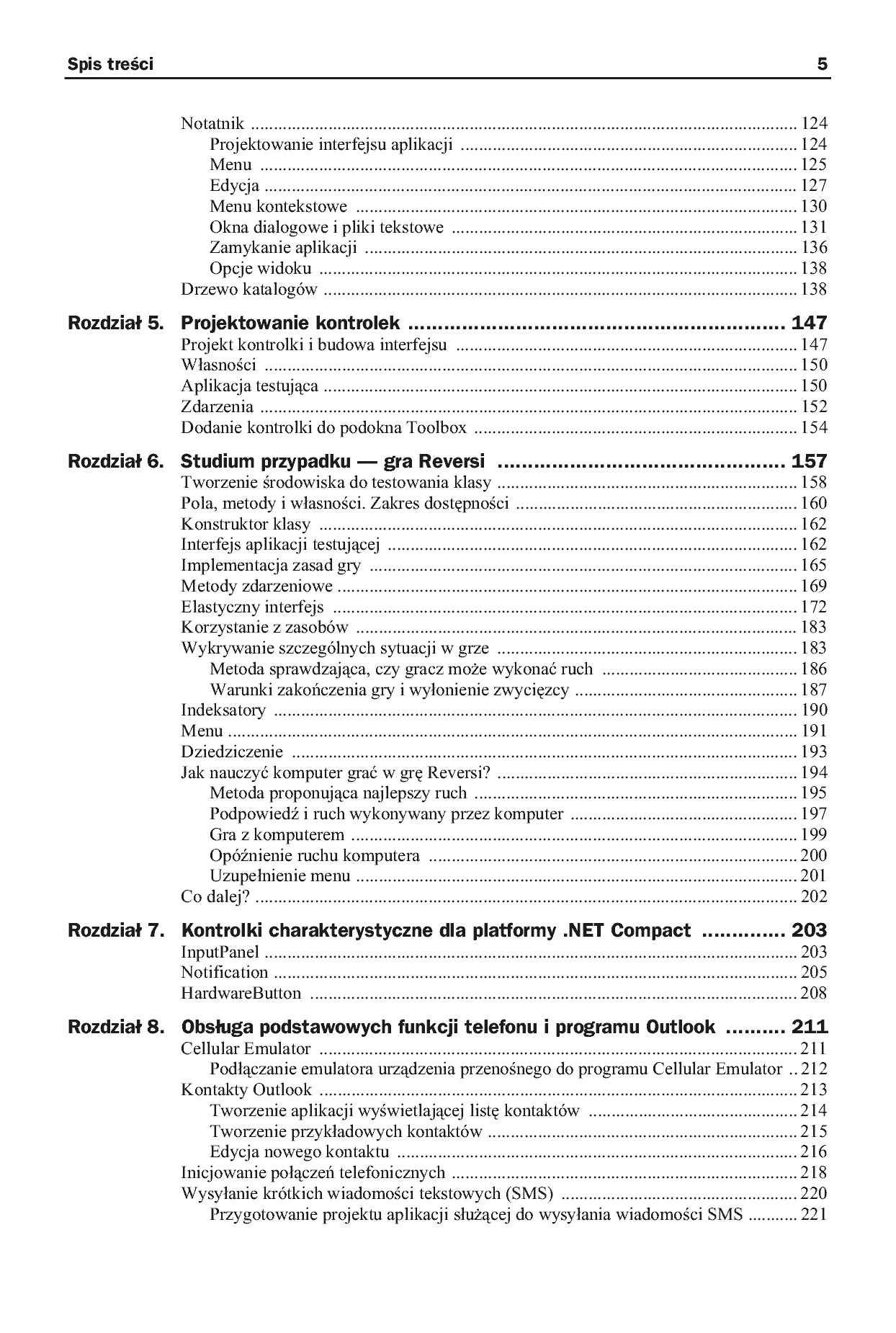 Fragment „Programowanie aplikacji dla urządzeń mobilnych z systemem Windows Mobile” — strona 5 z 30
