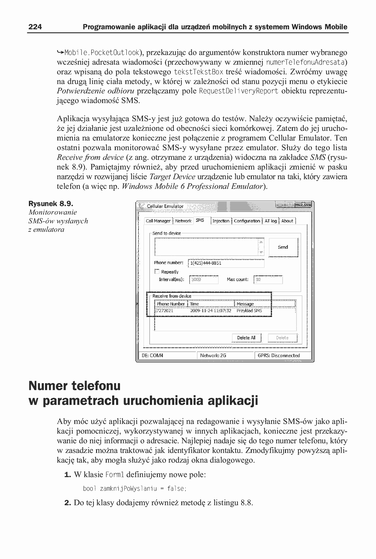 Fragment „Programowanie aplikacji dla urządzeń mobilnych z systemem Windows Mobile” — strona 21 z 30