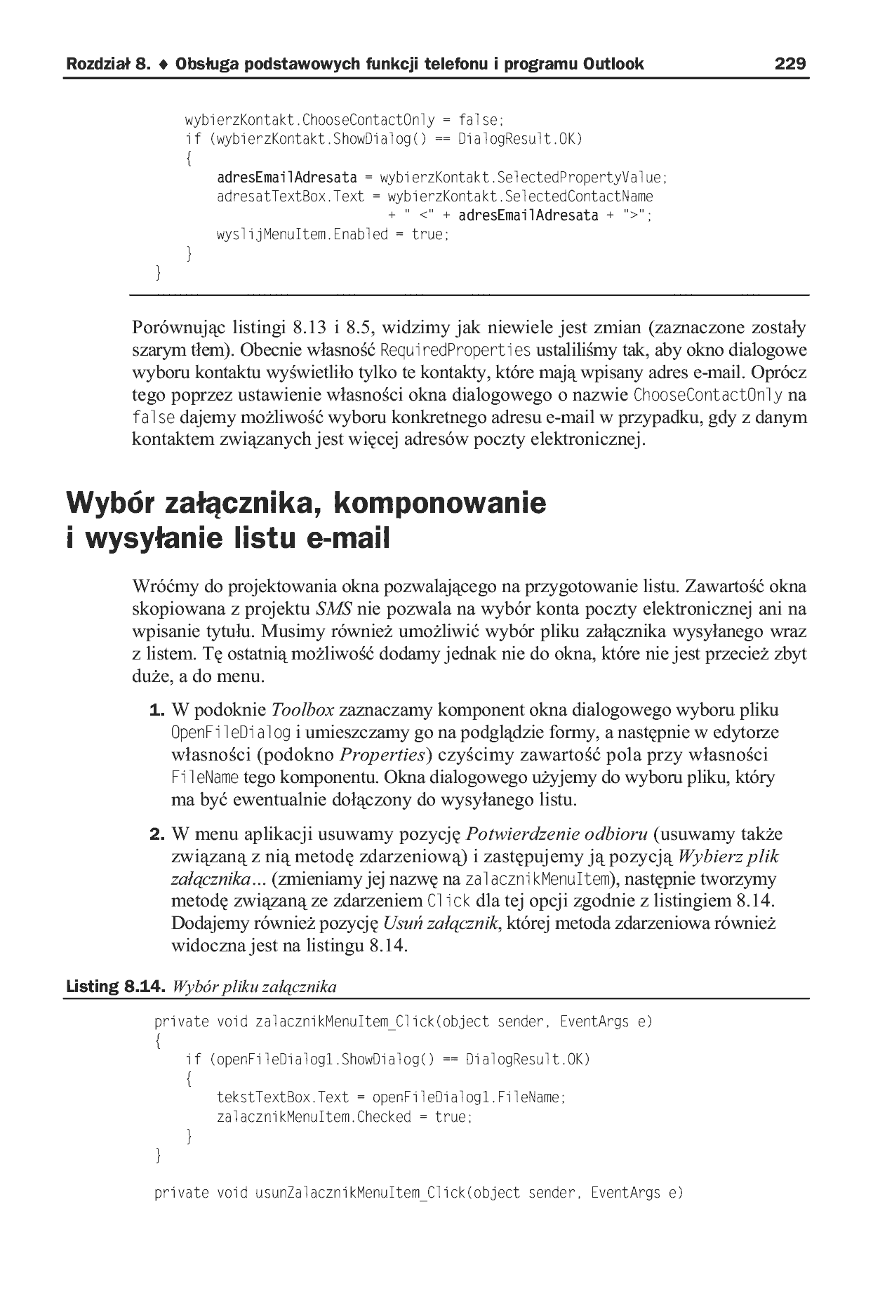 Fragment „Programowanie aplikacji dla urządzeń mobilnych z systemem Windows Mobile” — strona 26 z 30