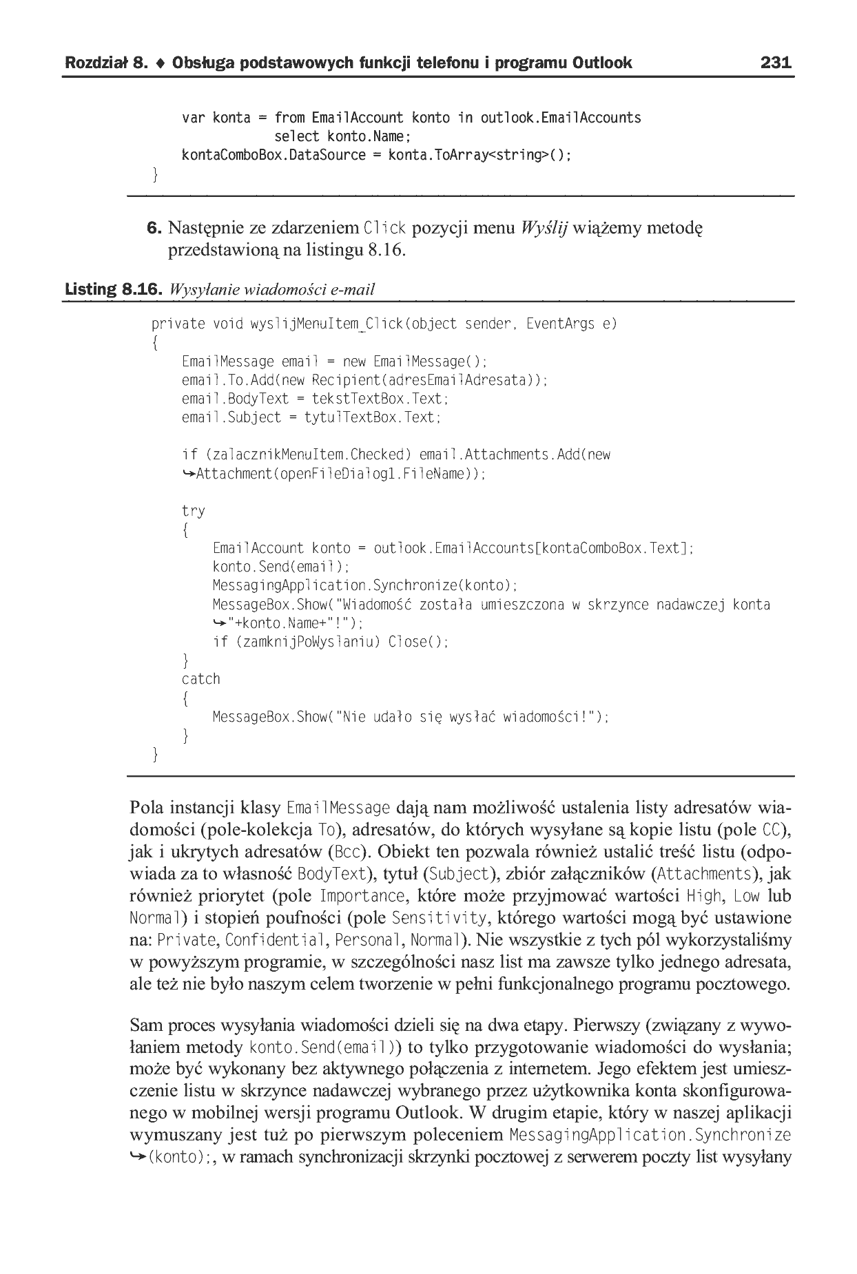 Fragment „Programowanie aplikacji dla urządzeń mobilnych z systemem Windows Mobile” — strona 28 z 30