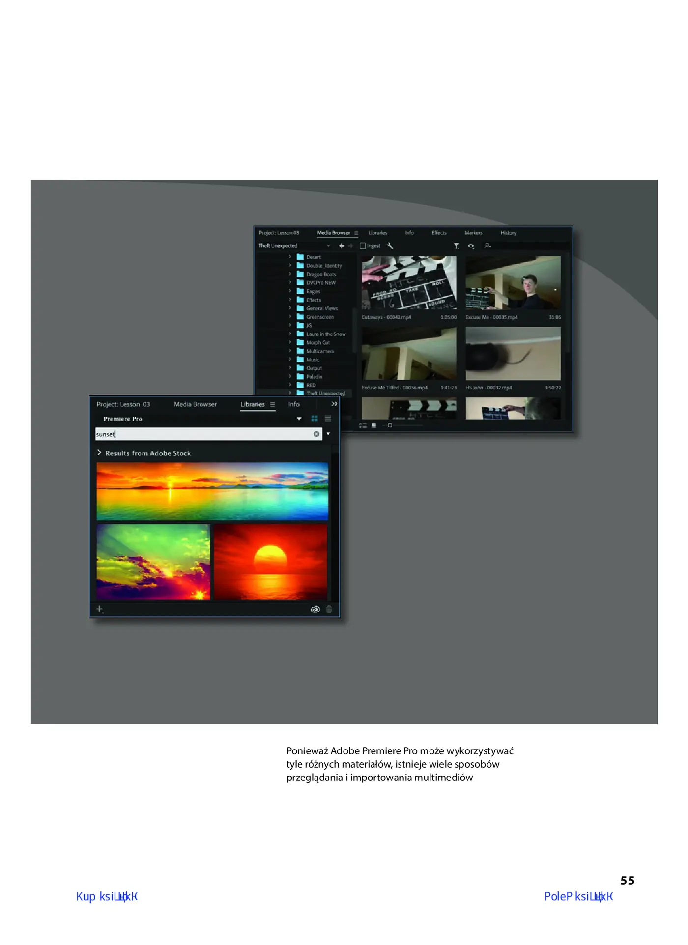 Fragment „Adobe Premiere Pro CC. Oficjalny podręcznik. Wydanie II” — strona 10 z 30
