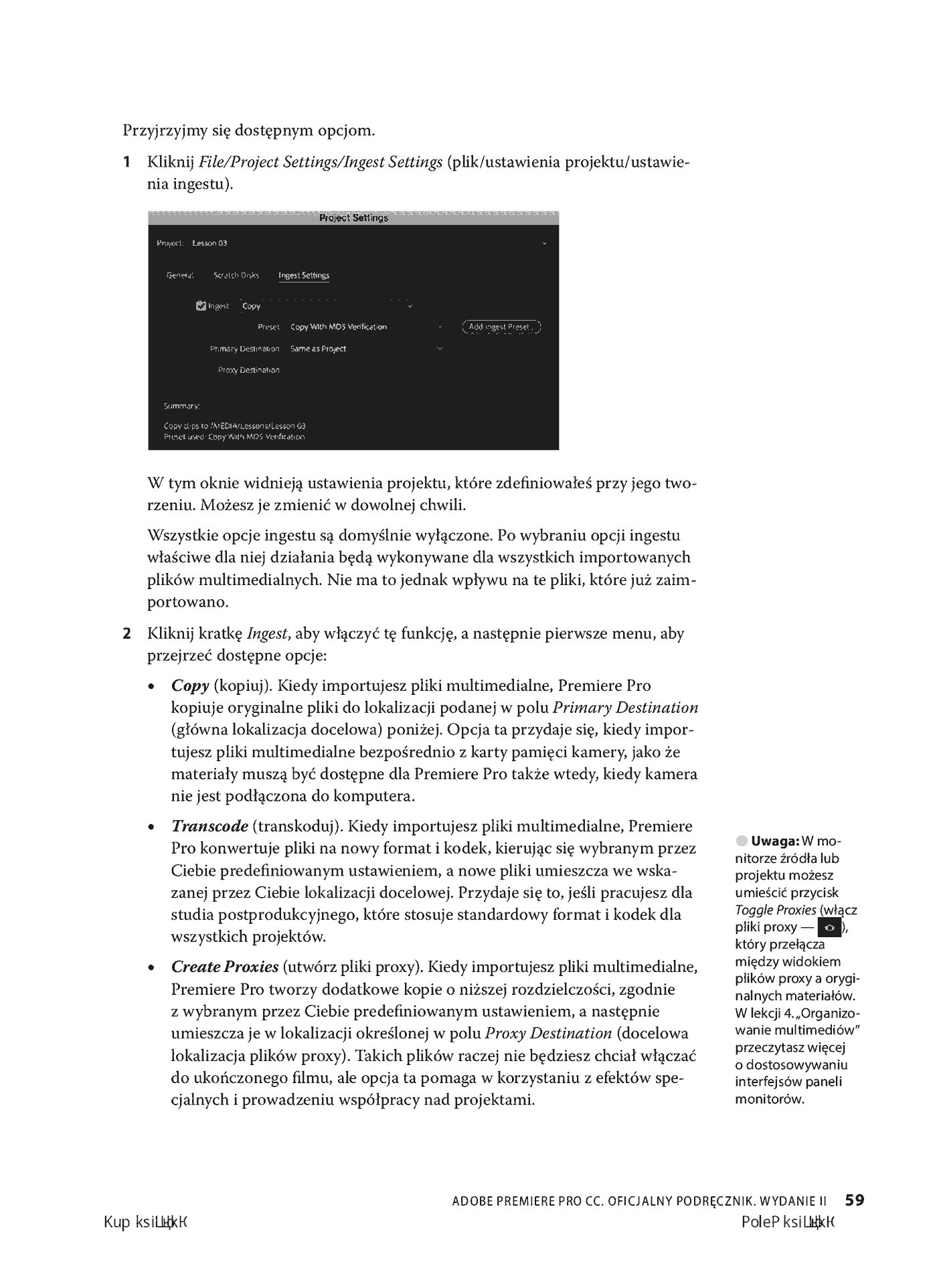 Fragment „Adobe Premiere Pro CC. Oficjalny podręcznik. Wydanie II” — strona 14 z 30