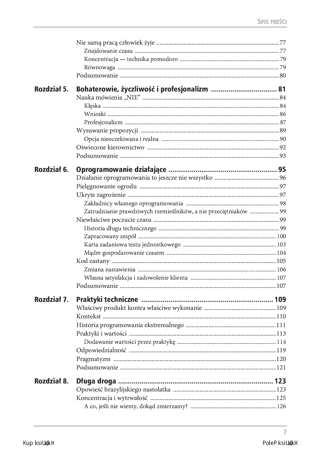 Fragment „Software Craftsman. Profesjonalizm, czysty kod i techniczna perfekcja” — strona 5 z 28