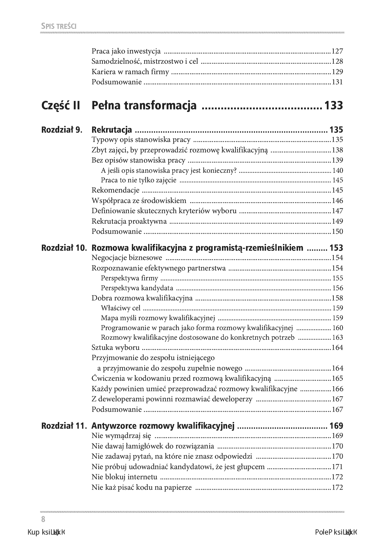 Fragment „Software Craftsman. Profesjonalizm, czysty kod i techniczna perfekcja” — strona 6 z 28