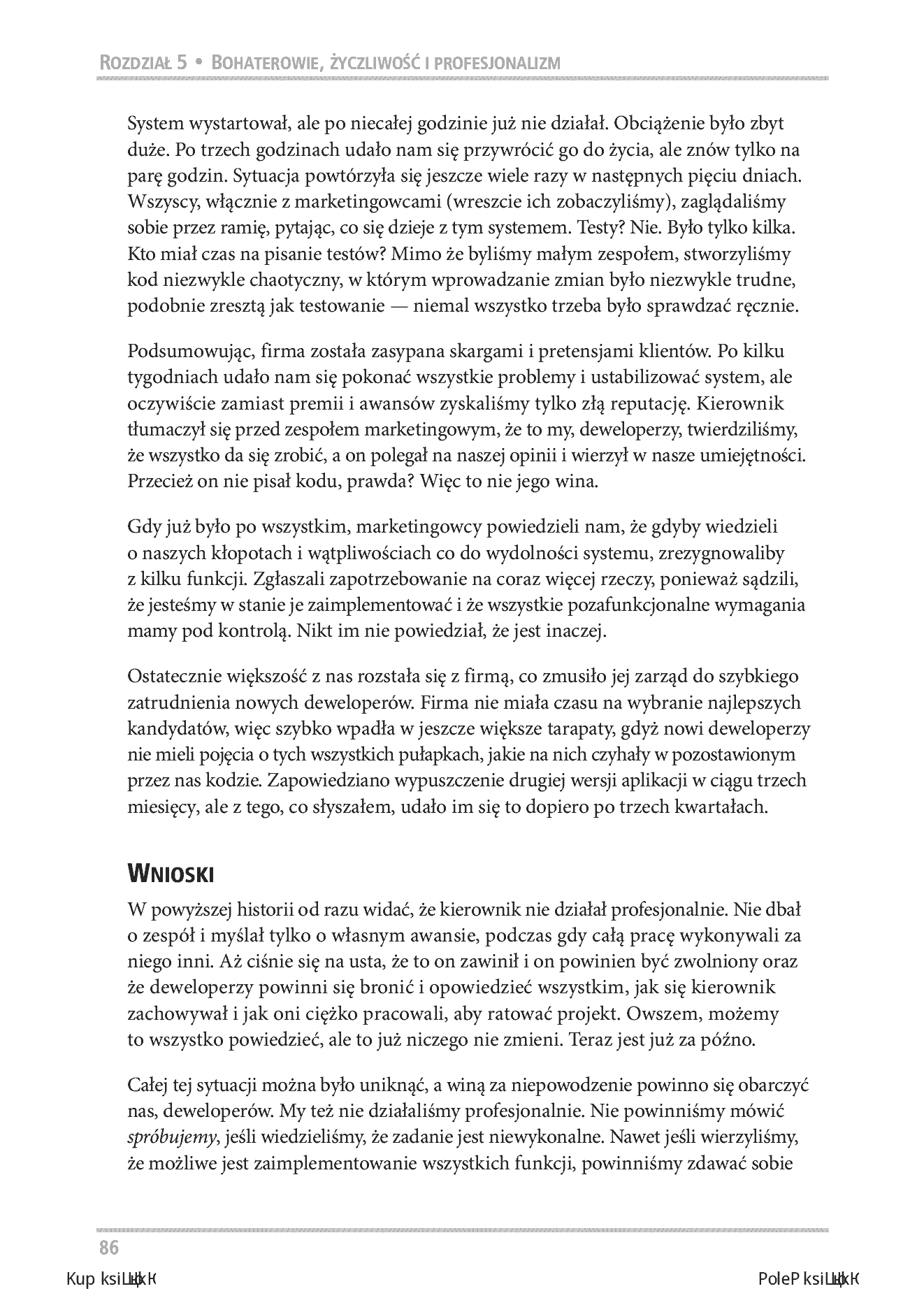 Fragment „Software Craftsman. Profesjonalizm, czysty kod i techniczna perfekcja” — strona 14 z 28