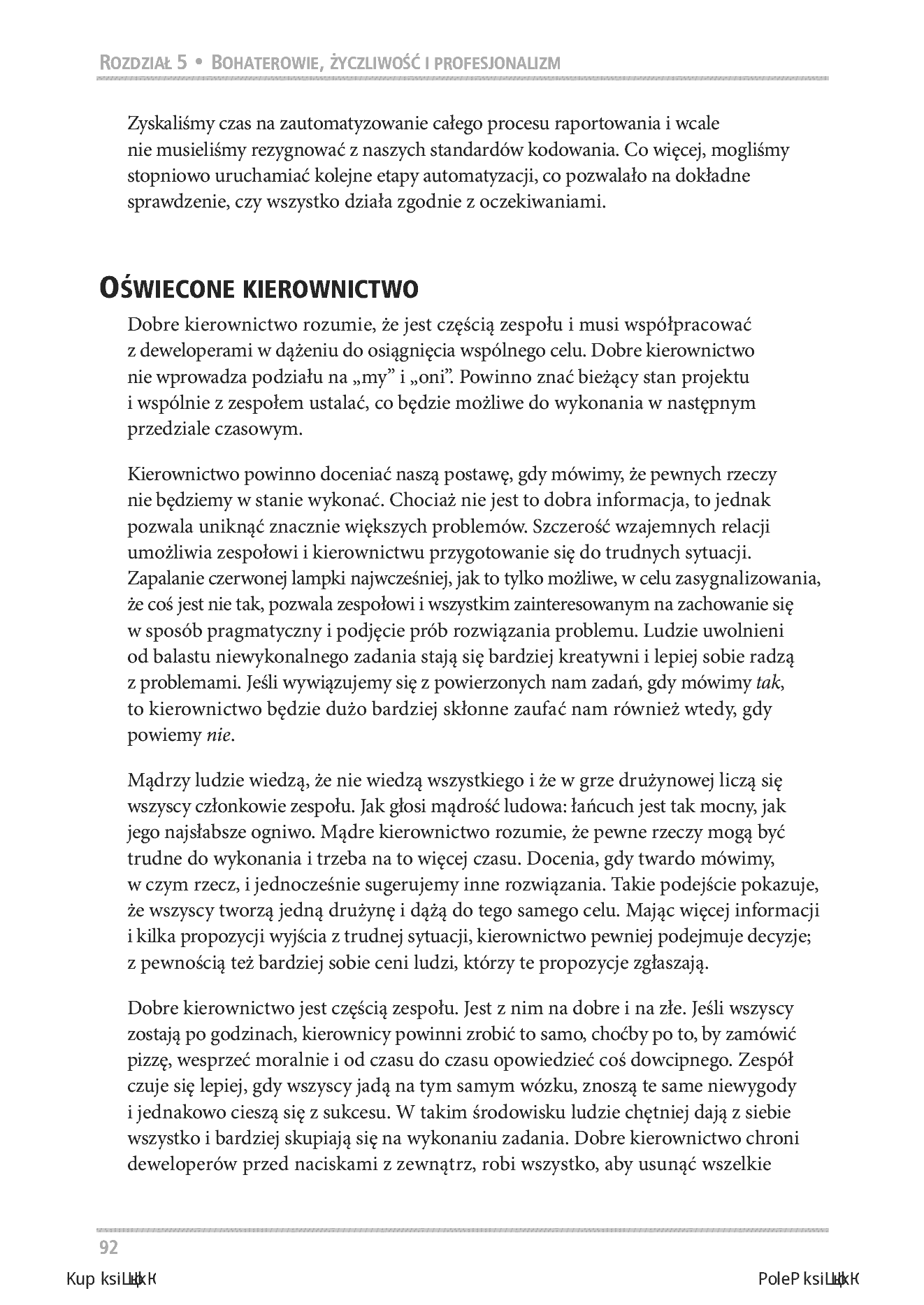 Fragment „Software Craftsman. Profesjonalizm, czysty kod i techniczna perfekcja” — strona 20 z 28