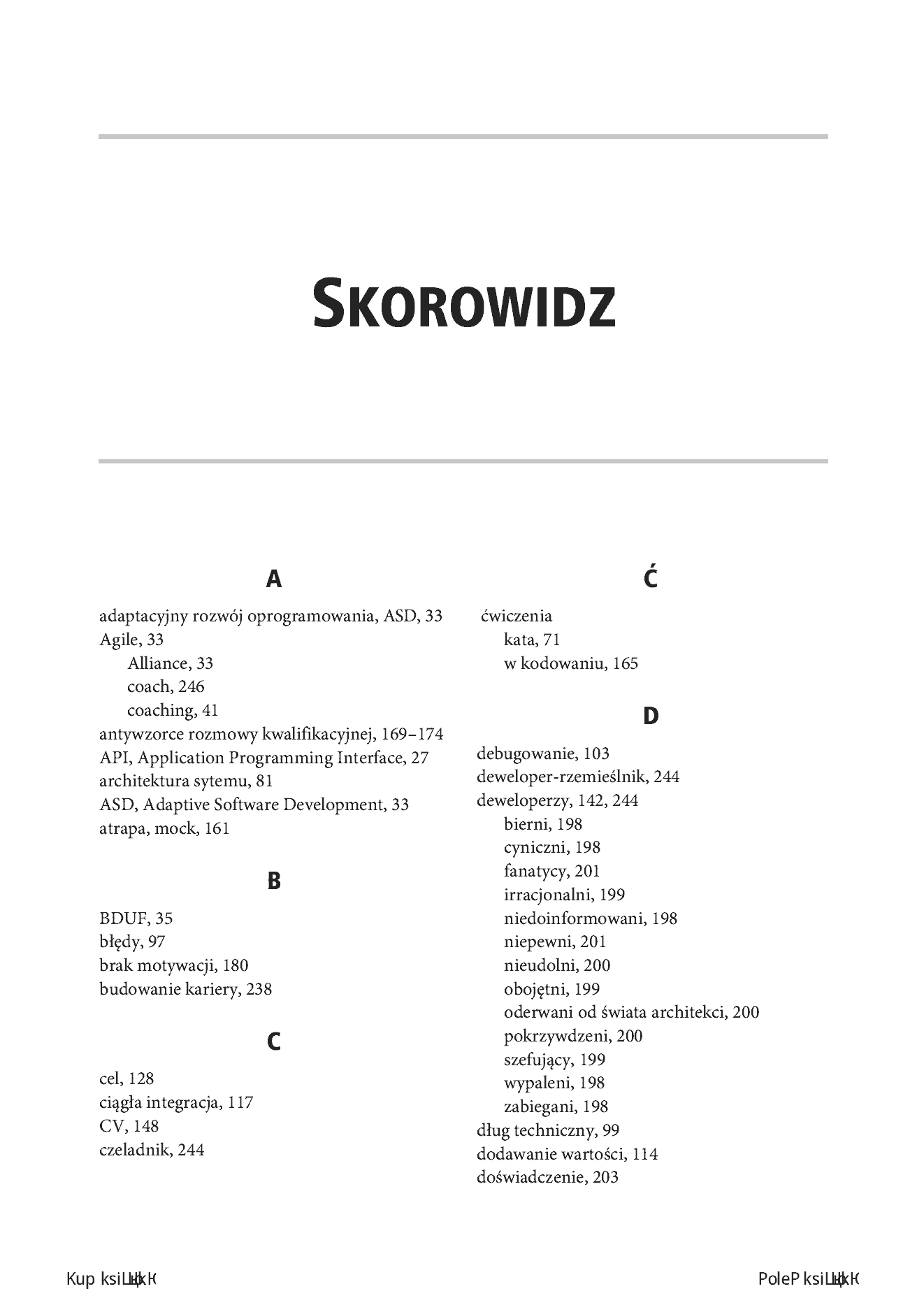 Fragment „Software Craftsman. Profesjonalizm, czysty kod i techniczna perfekcja” — strona 23 z 28