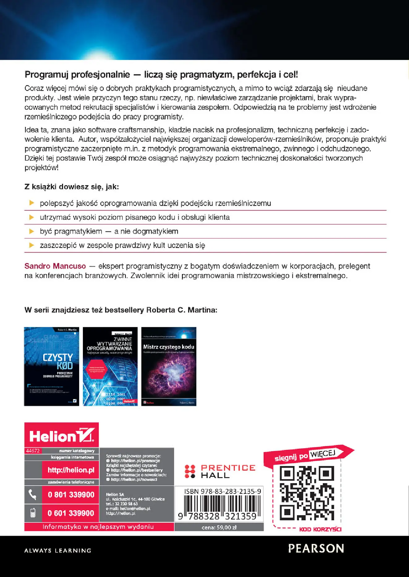 Fragment „Software Craftsman. Profesjonalizm, czysty kod i techniczna perfekcja” — strona 28 z 28