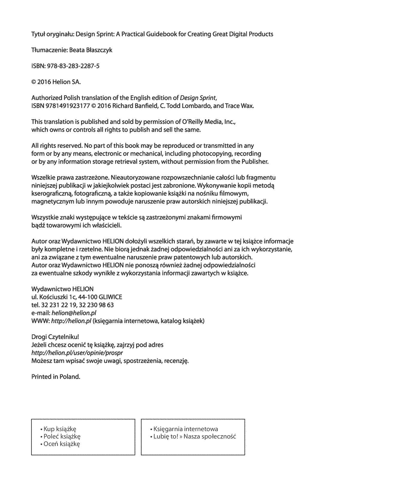 Fragment „Sprint projektowy. Tworzenie produktów cyfrowych” — strona 2 z 22