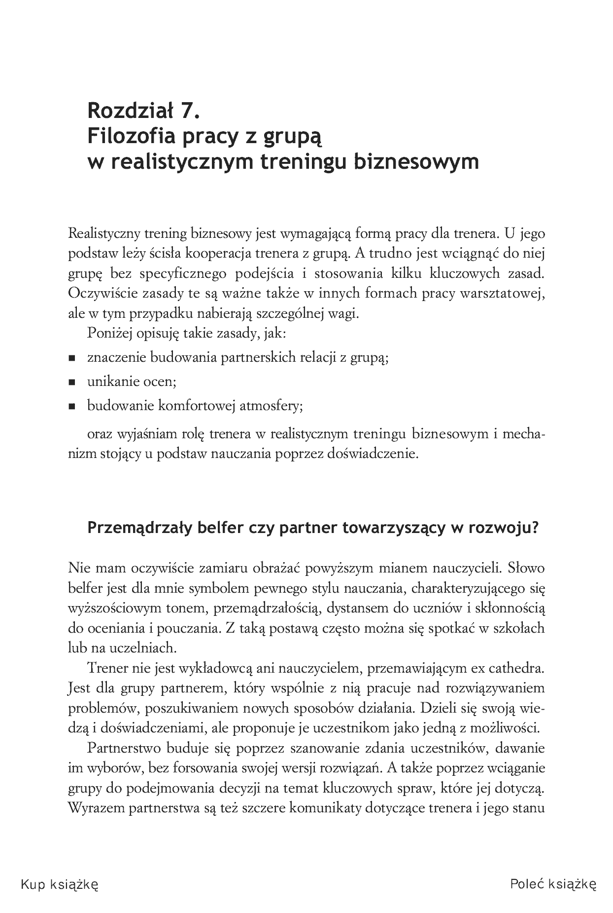 Fragment „Prowadzenie warsztatów szkoleniowych. Podręcznik trenera biznesu” — strona 6 z 14