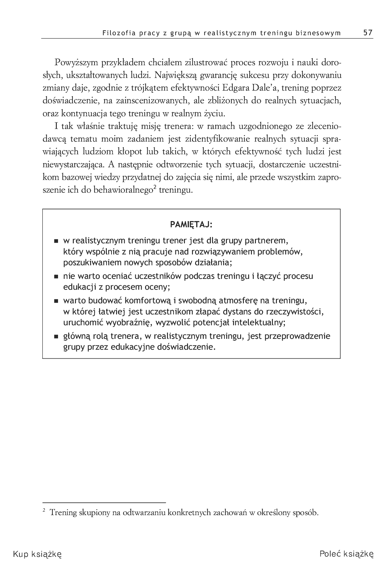 Fragment „Prowadzenie warsztatów szkoleniowych. Podręcznik trenera biznesu” — strona 12 z 14