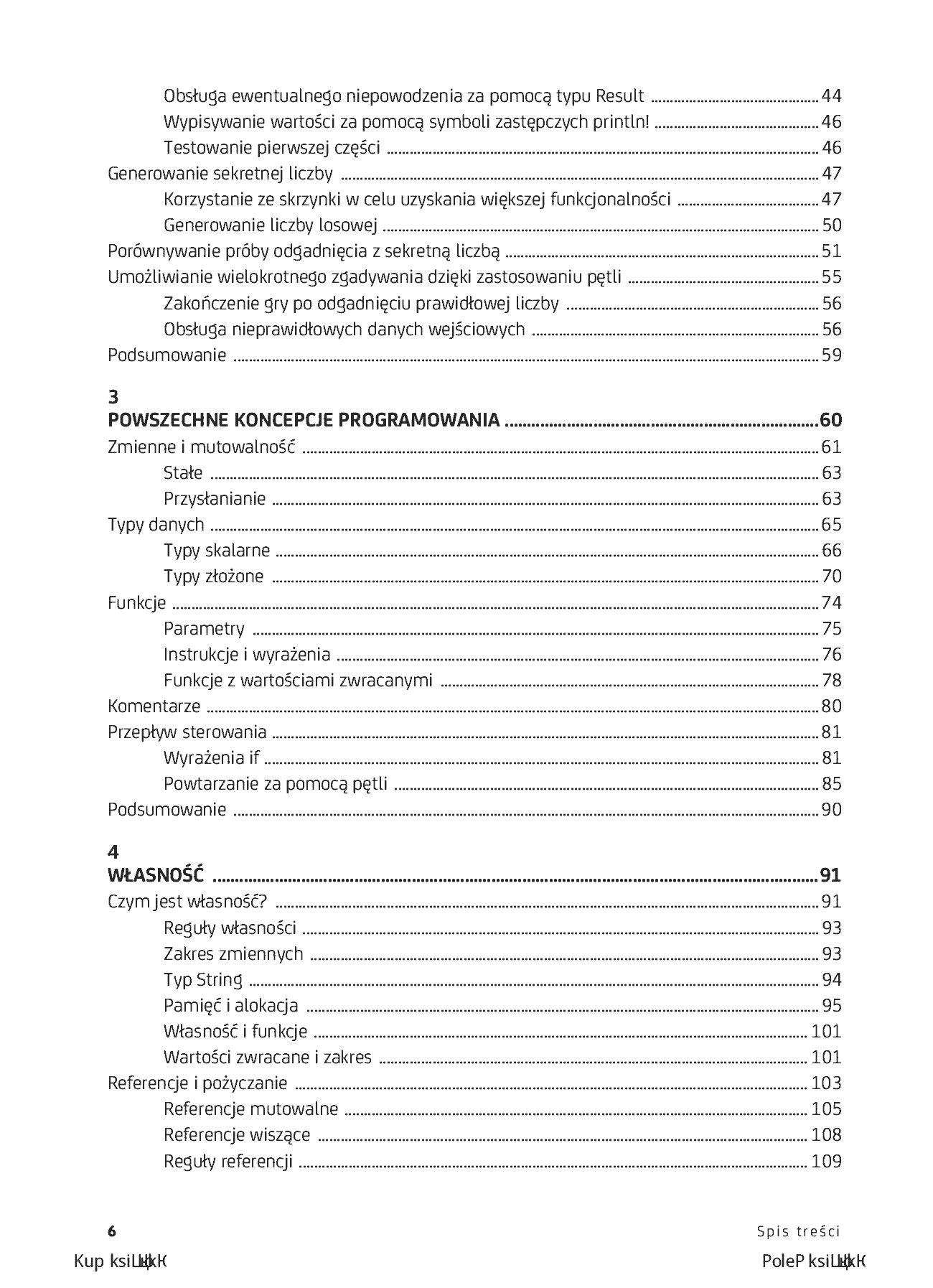 Fragment „Programowanie w języku Rust. Oficjalny podręcznik. Wydanie II” — strona 4 z 30