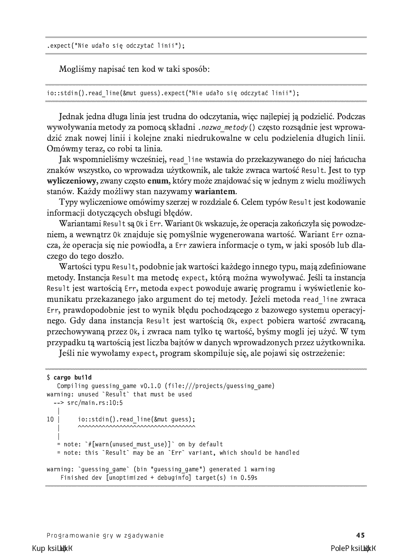 Fragment „Programowanie w języku Rust. Oficjalny podręcznik. Wydanie II” — strona 19 z 30