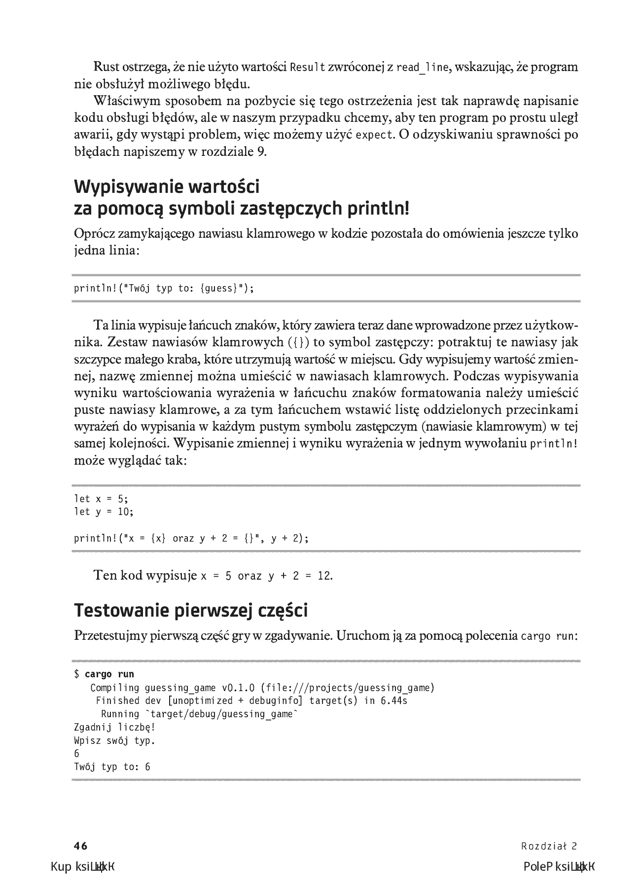 Fragment „Programowanie w języku Rust. Oficjalny podręcznik. Wydanie II” — strona 20 z 30