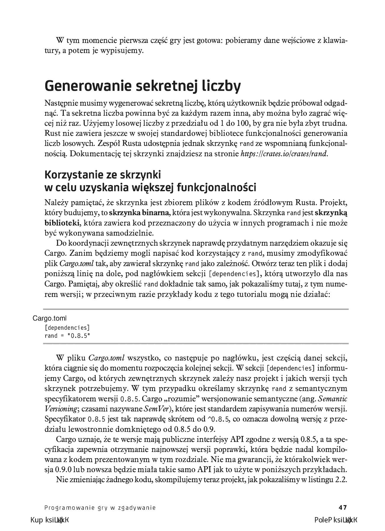 Fragment „Programowanie w języku Rust. Oficjalny podręcznik. Wydanie II” — strona 21 z 30