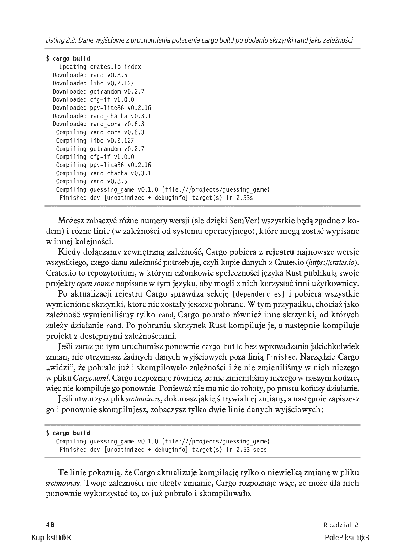 Fragment „Programowanie w języku Rust. Oficjalny podręcznik. Wydanie II” — strona 22 z 30