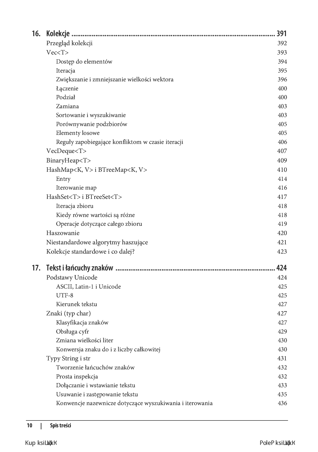 Fragment „Programowanie w języku Rust. Wydajność i bezpieczeństwo. Wydanie II” — strona 10 z 30