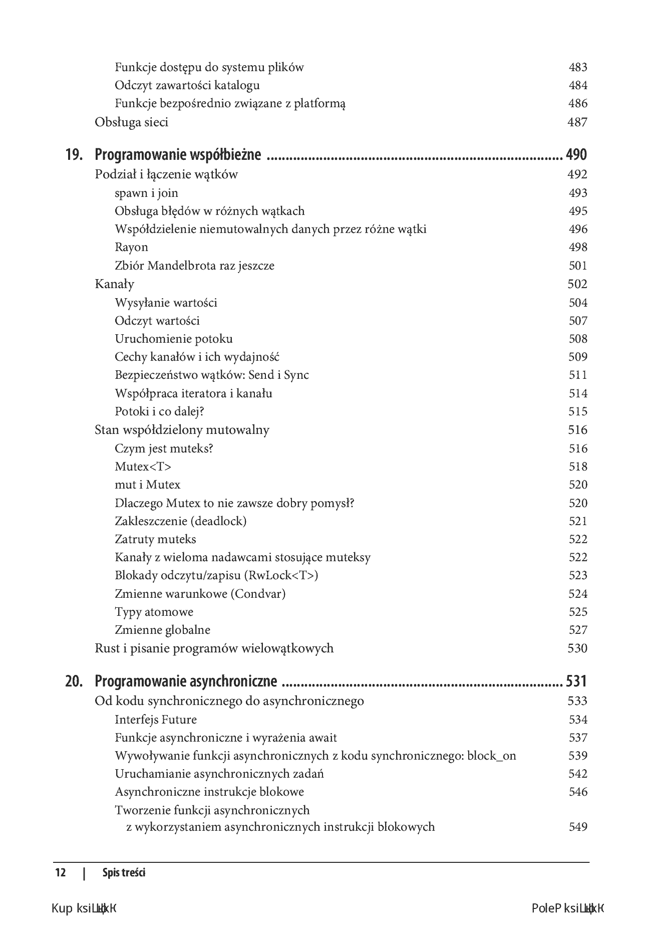 Fragment „Programowanie w języku Rust. Wydajność i bezpieczeństwo. Wydanie II” — strona 12 z 30