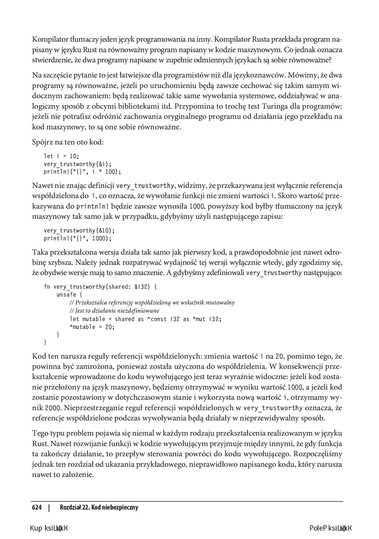 Fragment „Programowanie w języku Rust. Wydajność i bezpieczeństwo. Wydanie II” — strona 24 z 30